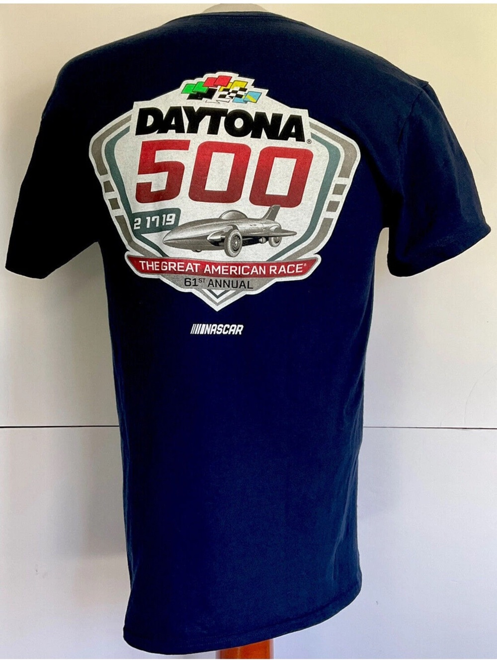 2-17-2019 NASCAR Dayton 500 Double Sided Graphic T-Shirt Size Medium